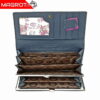 Portofel dama din piele naturala, albastru marin, Magrot shop 13740