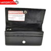 Portofel dama din piele naturala A-03 negru, original Hassion - Magrot 13766