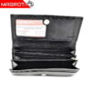 Portofel dama din piele naturala A-03 negru, original Hassion - Magrot 13766
