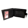 Portofel barbatesc negru din piele naturala Hassion, Magrot 242