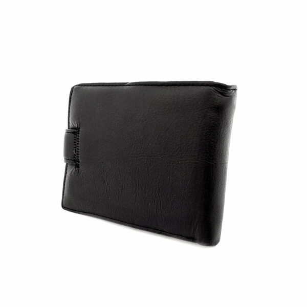 Portofel barbatesc negru din piele naturala Hassion, Magrot 242