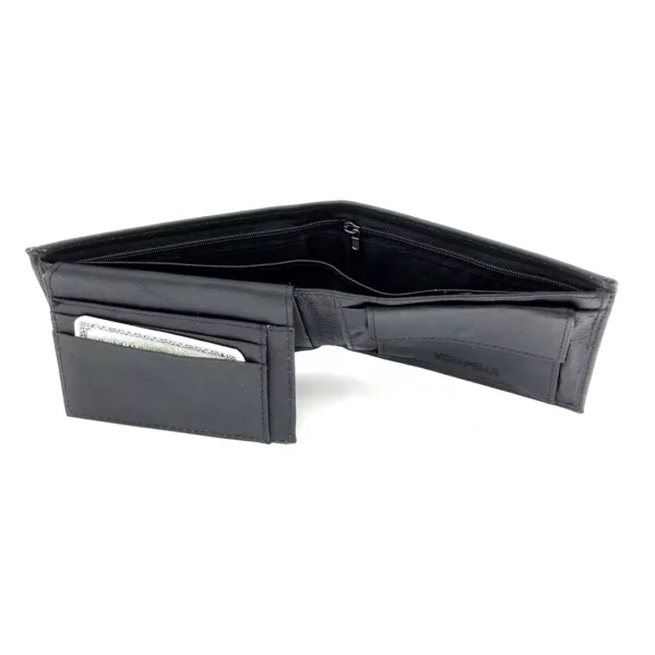 Portofel barbatesc negru, Multifuncțional: Stil și Organizare, fara capsa Magrot 13747