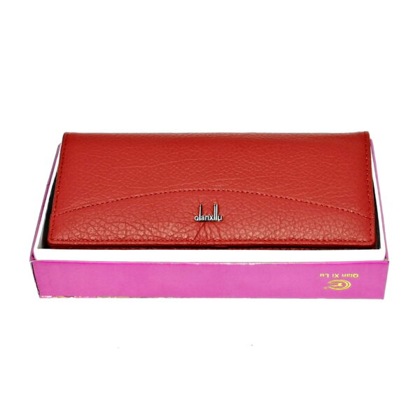 Portofel dama, din piele naturala, rosu, Magrot shop 2313